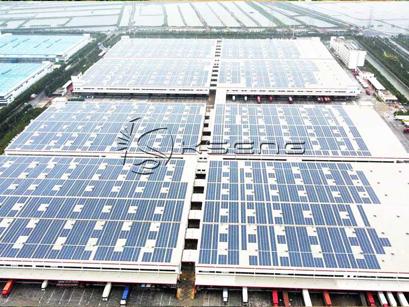 Système de montage de toit solaire Chine Shangdong 18MW