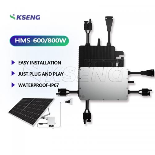 Kseng 2-in-1 microinverter 600w 800w solar home micro inverter price
