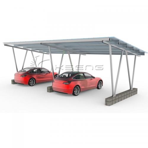Modern designs ground mount aluminium carport solar carport solar panel racking system
